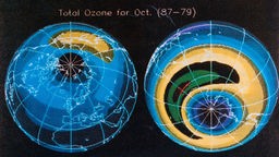 Mittlere globale Ozondichten im Monat Oktober im Zeitraum 1979 bis 1987