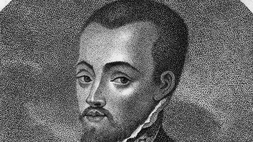 Philipp II. von Spanien (1527-1598),  Punktierstich von Christian Gottfried Zschoch (1775-1833)