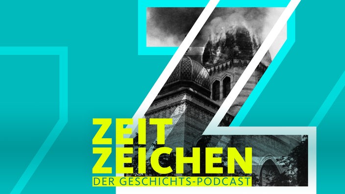 Reichspogromnacht: Brennende Synagoge in Eberswalde