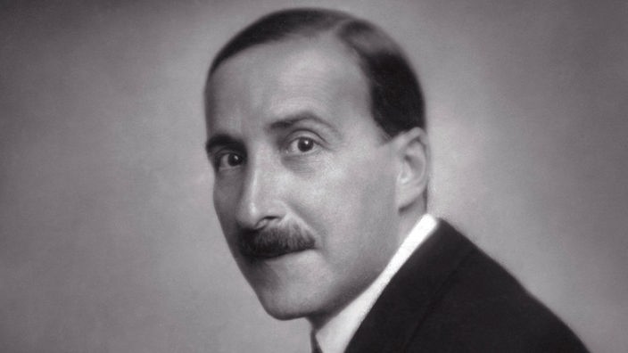 Der österreichische Schriftsteller Stefan Zweig. Photographie. 1925
