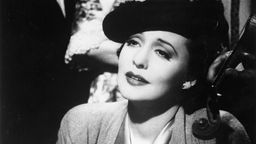 Zarah Leander, Schauspielerin und Sängerin (Szenenbild aus dem Film "Der Blaufuchs" von 1938) 