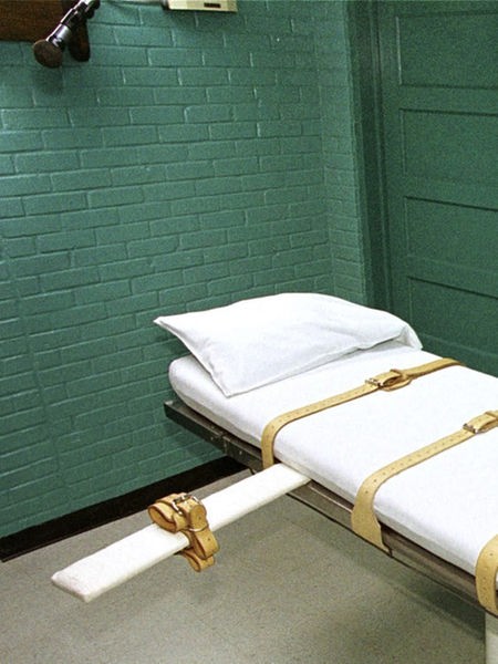  Die Todeszelle des berüchtigten Huntsville-Gefängnisses in Texas (Archivfoto von 2000)