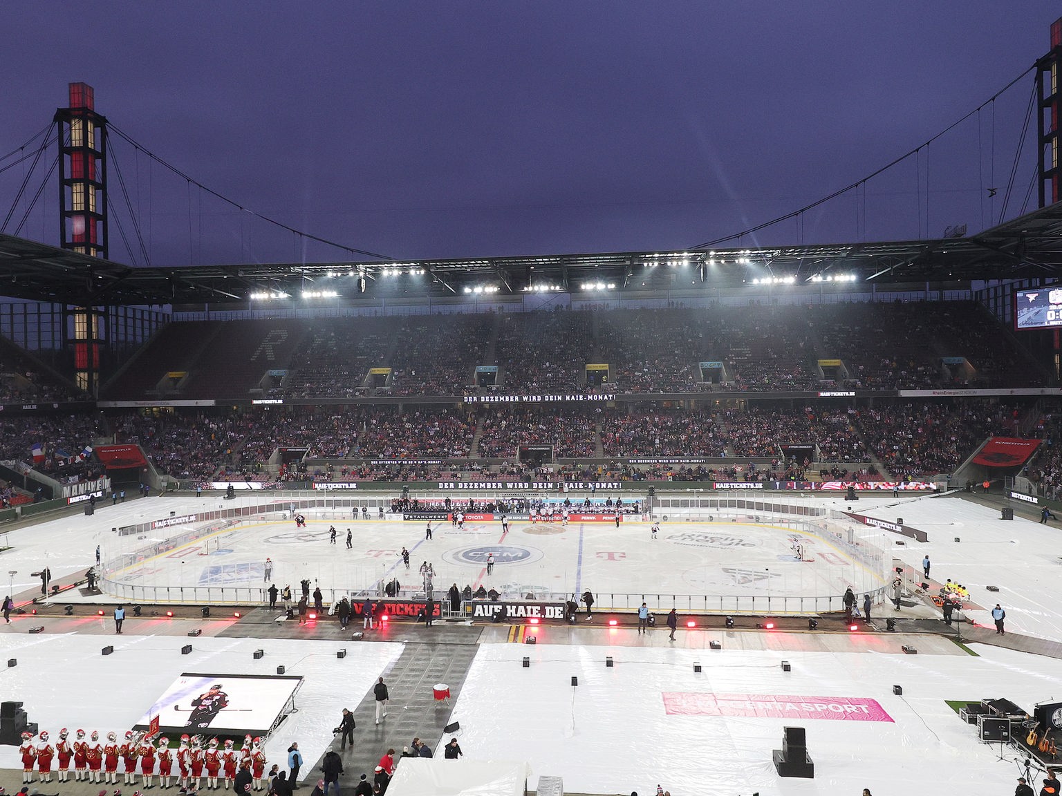 DEL Haie gegen Bremerhaven - kein Winter Game 2.0 - Eishockey - Sport