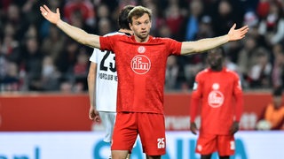 Manuel Wintzheimer (Rot-Weiss Essen) beim Spiel gegen Verl