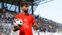 Leonardo Vonic von Rot-Weiss Essen im Spiel gegen Arminia Bielefeld.