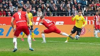 Spielszene der Drittliga-Partie Rot-Weiss Essen gegen SSV Ulm