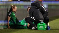 Sebastian Mai (MSV Duisburg) verletzte sich beim Spiel bei 1860 München. Die schlimme Diagnose: Kreuzbandriss.