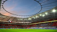 Die BayArena von Innen