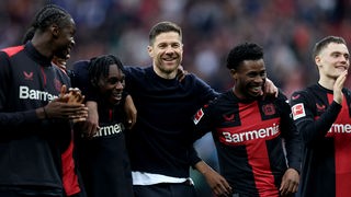 Feierlaune bei Bayer: Xabi Alonso hat Leverkusen das Verlieren verlernen lassen