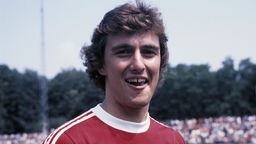 Dieter Müller in der Saison 1976/77 im Trikot des 1. FC Köln.