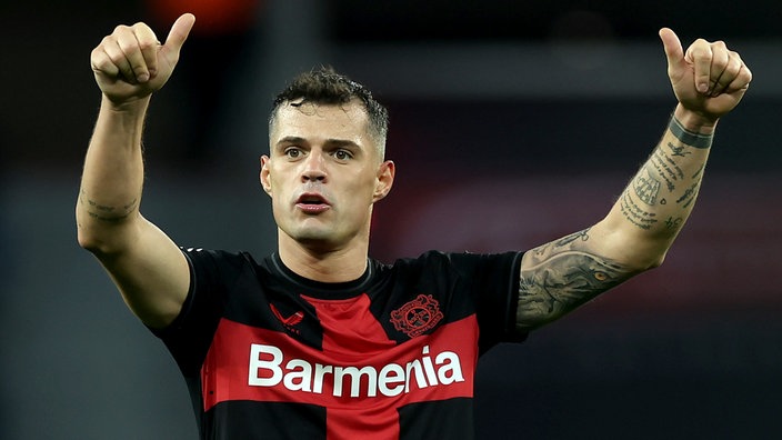 Granit Xhaka hat seit seinem Wechsel nach Leverkusen noch kein Pflichtspiel mit Bayer verloren.