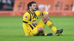 Dortmunds Mats Hummels enttäuscht in Gladbach.