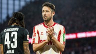 Mark Uth vom 1. FC Köln im Spiel gegen den FC Augsburg.