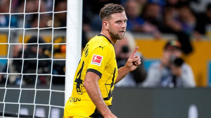 Niclas Füllkrug bejubelt seinen Treffer gegen Hoffenheim