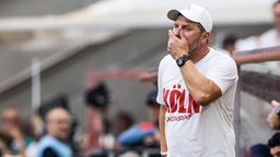 Kölns Trainer Steffen Baumgart ist unzufireden mit der Niederlage gegen Hoffenheim