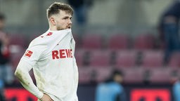  Jan Thielmann vom 1. FC Köln ist enttäuscht