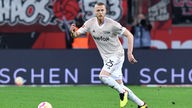 Unions Timo Baumgartl im Bundesligaspiel gegen Bayer Leverkusen 2022