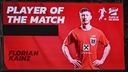 Florian Kainz ausgezeichnet als "Player of the Match"