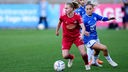 Laura Donhauser vom 1. FC Köln im Spiel gegen die TSG Hoffenheim