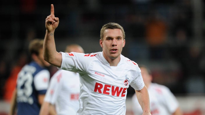 Lukas Podolski im Trikot des 1. FC Köln
