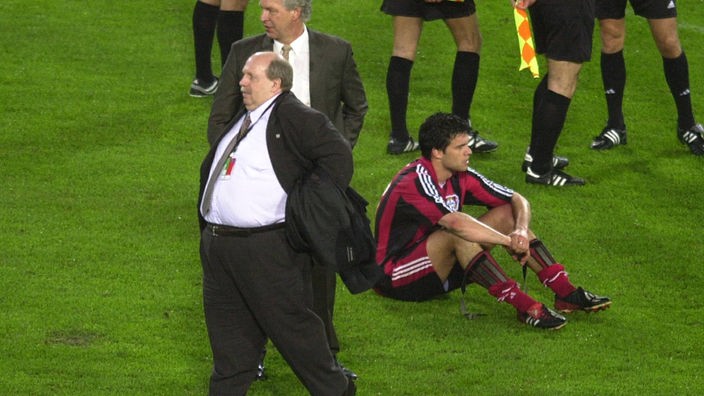 Rainer Calmund beim Champions-League-Finale 2002