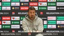 Bochum-Trainer Heiko Butscher zeigte sich enttäuscht auf der Pressekonferenz nach der deutlichen Niederlage gegen Düsseldorf.
