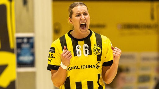 Dana Bleckmann von den Bundesliga-Handballerinnen von Borussia Dortmund.
