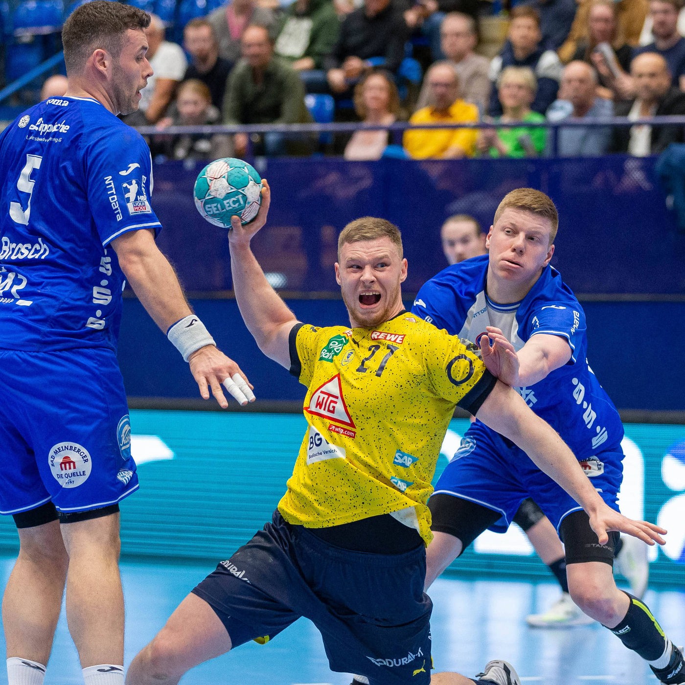 Handball, Bundesliga Lemgo Lippe bändigt die Löwen, Gummersbach siegt in Leipzig - Handball - Sport