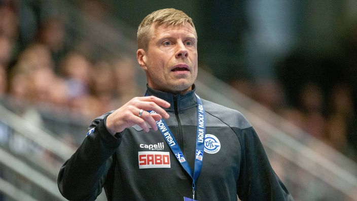 VfL Gummersbachs Trainer Gudjon Valur Sigurdsson
