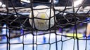 Handball im Tor-Netz