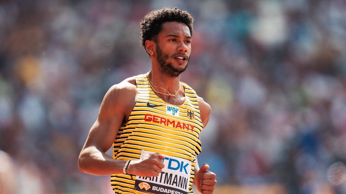 Der deutsche 200m-Sprinter Joshua Hartmann