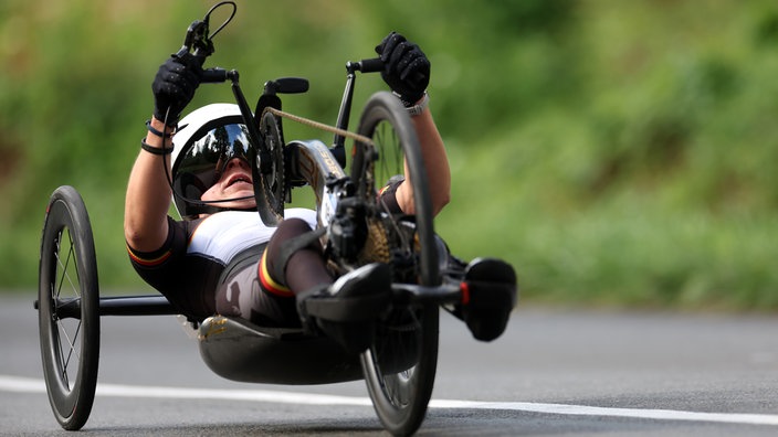 Annika Zeyen-Giles in Aktion bei den Paralympics