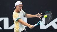 Tennisprofi Max Schönhaus bei den Australian Open 2024 (Archivbild).
