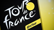 Das Logo der Tour de France.