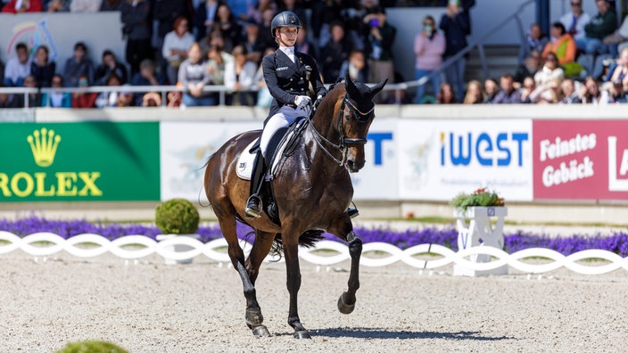 Jessica von Bredow-Werndl während des CHIO Aachen im Jahr 2023