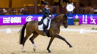 Isabell Werth beim Dressur-Weltcup in Riad, Saudi-Arabien