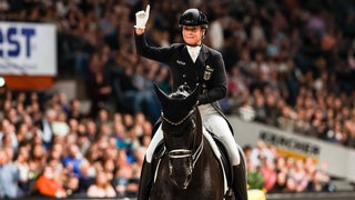 Die Siegerin des Dressur-Weltcups in Stuttgart: Isabell Werth auf Wendy.