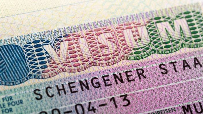 Visum für ein Staat des Schengen Raums