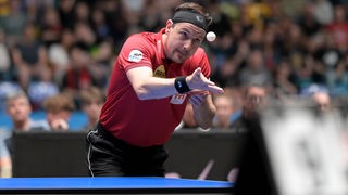 Timo Boll beim Finale der Tischtennis-Bundesliga