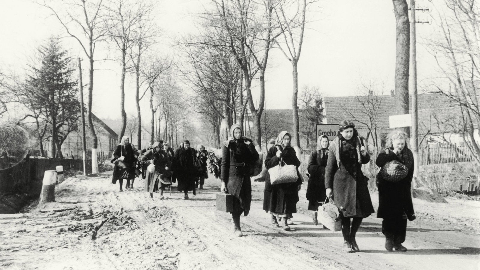 Немецкие беженцы в Восточной Пруссии 1945