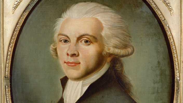 Maximilien de Robespierre, französischer Revolutionspolitiker (Gemälde um 1793)