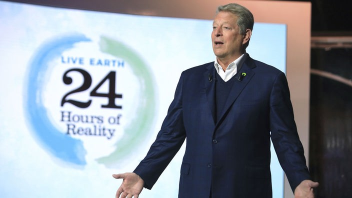 Al Gore bei Klima-Veranstaltung in Paris, November 2015