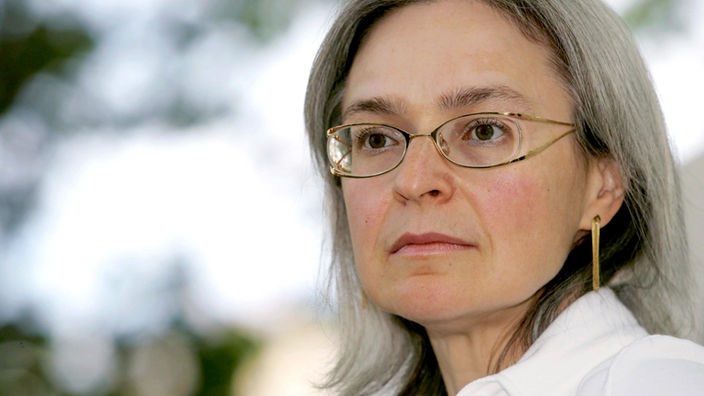 Anna Politkowskaja in Edinburgh, 16.08.2005