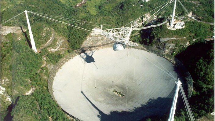 Arecibo Radioteleskop in Puerto Rico