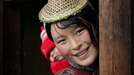 Junge Frau aus Bhutan