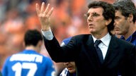 Ex-Torwart Dino Zoff als Italiens Nationaltrainer bei Euro 2000