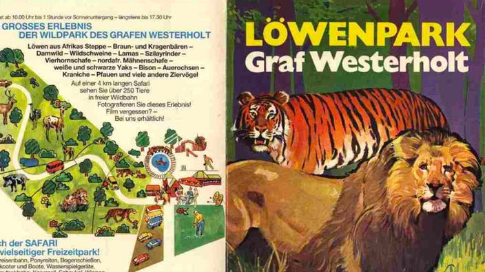 Prospekt des Löwenparks Graf Westerholt
