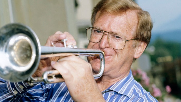 Hazy Osterwald, Schweizer Jazzmusiker und Bandleader (Aufnahme von 1993)