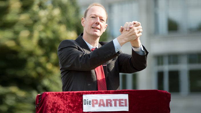  Martin Sonneborn, Chef der Partei "Die Partei" (Aufnahme von 2013)