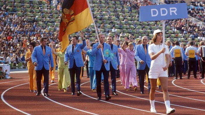Einmarsch der DDR-Olympiamannschaft 1972